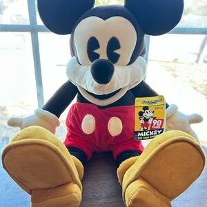 Disney Mickey Mouse Plush - Black, Red, Gold